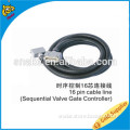 Hot Runner 16 Pin Cable Line,Cable Line For Temperature Controller